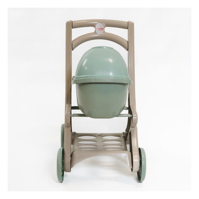 Carucior pentru papusa MyKids 0121/01eco Beige-Turquoise 00086918