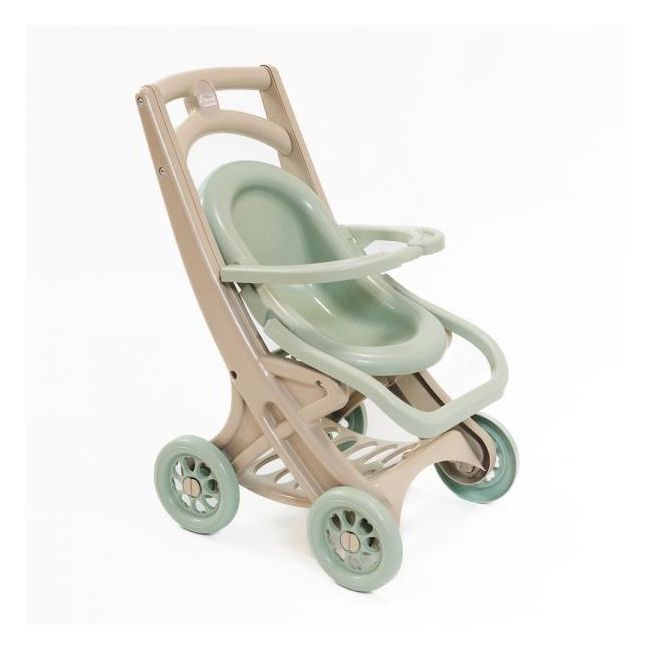 Carucior pentru papusa MyKids 0122/01eco Beige-Turquoise 00086916