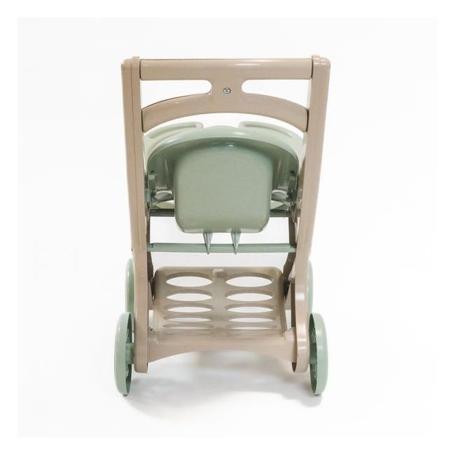 Carucior pentru papusa MyKids 0122/01eco Beige-Turquoise 00086916