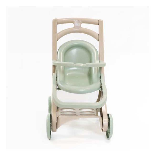 Carucior pentru papusa MyKids 0122/01eco Beige-Turquoise 00086916