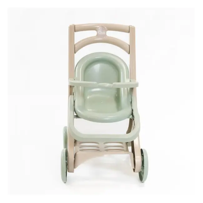 Carucior pentru papusa MyKids 0122/01eco Beige-Turquoise 00086916