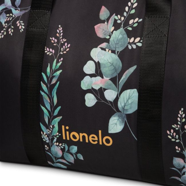 Geanta pentru mamici, Lionelo, Ida, Golden Moments, Editie limitata, Cu multiple compartimente, Negru BYNLO-IDA_GOLDEN_MOMENTS