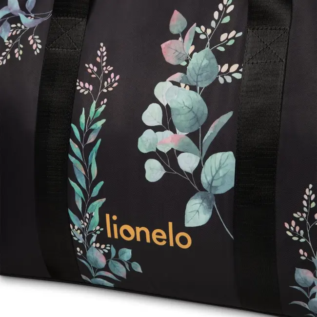 Geanta pentru mamici, Lionelo, Ida, Golden Moments, Editie limitata, Cu multiple compartimente, Negru BYNLO-IDA_GOLDEN_MOMENTS
