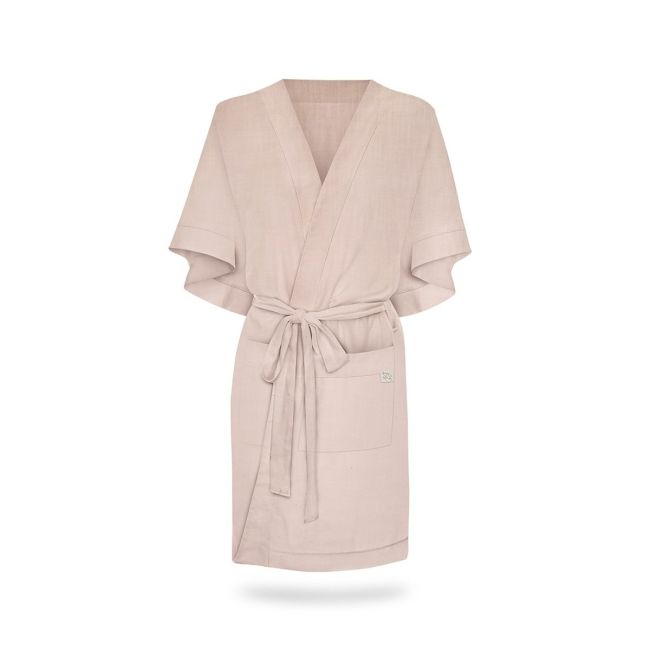 Halat   Kimono Pentru Gravide Si Mamici, Vascoza Si In, Marime Universala, Sepia Rose Pjb487937-5376