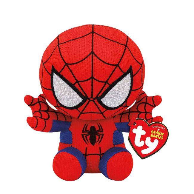 PLUS TY 15CM BEANIE BABIES MARVEL SPIDERMAN VIVTY41188