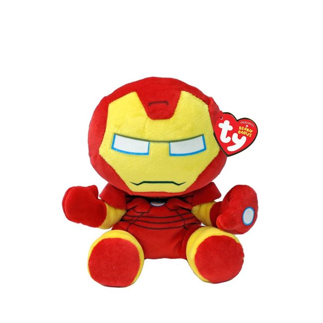 PLUS TY 15CM BEANIE BABIES SOFT MARVEL IRON MAN VIVTY44005