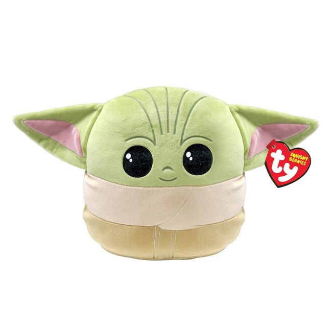 PLUS TY 30CM SQUISHY BEANIES MARVEL STAR WARS GROGU VIVTY39353