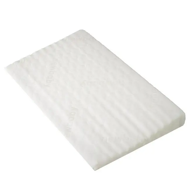 Perna oblica, New Baby, Basic, Asigura o pozitie corecta, Antialergica, Din spuma, Cu husa detasabila, 59x37 cm, 0 luni+, White BYN54747
