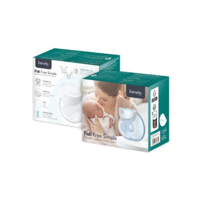 Pompa de san, Lionelo, Fidi Free Simple, Portabila, Cu accesorii, Hands-free, 9 functii de masaj, Functie de pauza, Capacitate 180 ml, Alb BYNLOC-FIDI_FREE_SIMPLE_WHITE_NATURAL