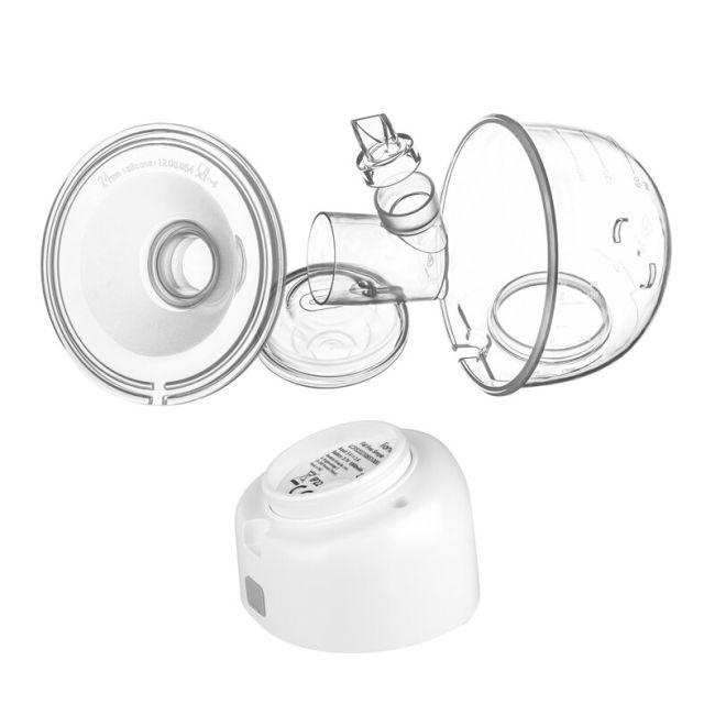 Pompa de san, Lionelo, Fidi Free Simple, Portabila, Cu accesorii, Hands-free, 9 functii de masaj, Functie de pauza, Capacitate 180 ml, Alb BYNLOC-FIDI_FREE_SIMPLE_WHITE_NATURAL