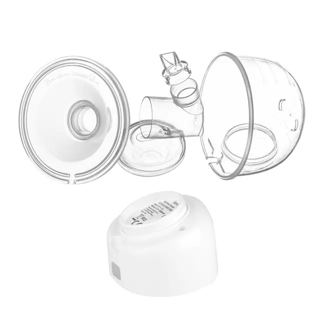 Pompa de san, Lionelo, Fidi Free Simple, Portabila, Cu accesorii, Hands-free, 9 functii de masaj, Functie de pauza, Capacitate 180 ml, Alb BYNLOC-FIDI_FREE_SIMPLE_WHITE_NATURAL