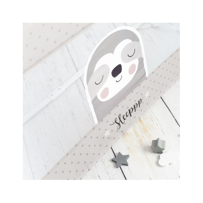 Protectie pat rabatabila pentru somiera adancita 150/59 cm olmitos sloth lvtkolm7665