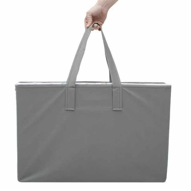 Salteluta pliabila, New Baby, Standard, Pentru patut, Cu geanta de transport inclusa, Cu husa detasabila din bumbac, Din spuma, 120x60x5 cm, 0 luni+, Koala Pink BYN55554
