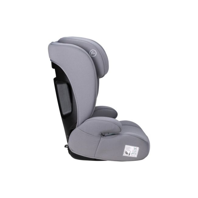 Scaun auto, FreeON, Vega, I-Size, Grupa 2/3, 100-150 cm, 4-12 ani, Cu husa detasabila, Cu cotiere, Cu tetiera reglabila 14 pozitii, Conform cu standardul european de securitate ECE R129, Gri BYN49140
