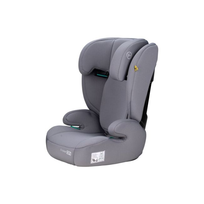 Scaun auto, FreeON, Vega, I-Size, Grupa 2/3, 100-150 cm, 4-12 ani, Cu husa detasabila, Cu cotiere, Cu tetiera reglabila 14 pozitii, Conform cu standardul european de securitate ECE R129, Gri BYN49140