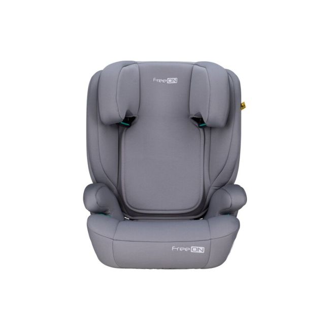 Scaun auto, FreeON, Vega, I-Size, Grupa 2/3, 100-150 cm, 4-12 ani, Cu husa detasabila, Cu cotiere, Cu tetiera reglabila 14 pozitii, Conform cu standardul european de securitate ECE R129, Gri BYN49140