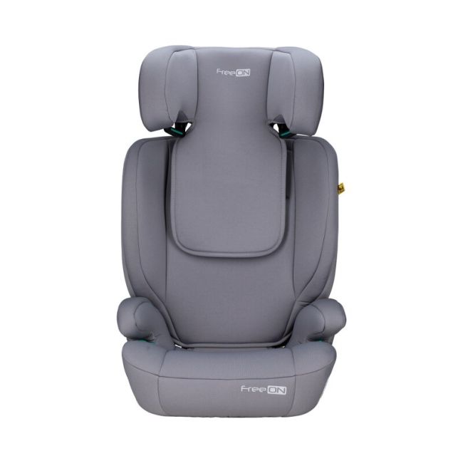 Scaun auto, FreeON, Vega, I-Size, Grupa 2/3, 100-150 cm, 4-12 ani, Cu husa detasabila, Cu cotiere, Cu tetiera reglabila 14 pozitii, Conform cu standardul european de securitate ECE R129, Gri BYN49140