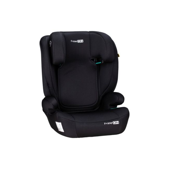 Scaun auto, FreeON, Vega, I-Size, Grupa 2/3, 100-150 cm, 4-12 ani, Cu husa detasabila, Cu cotiere, Cu tetiera reglabila 14 pozitii, Conform cu standardul european de securitate ECE R129, Negru BYN49133