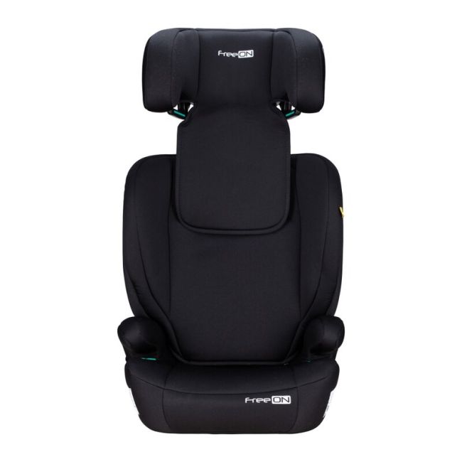 Scaun auto, FreeON, Vega, I-Size, Grupa 2/3, 100-150 cm, 4-12 ani, Cu husa detasabila, Cu cotiere, Cu tetiera reglabila 14 pozitii, Conform cu standardul european de securitate ECE R129, Negru BYN49133