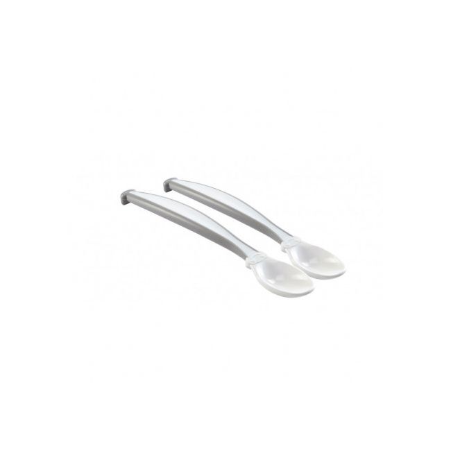 Set 2 lingurite cu varf moale Thermobaby-Blanc Muguet DNBTHE1649/00