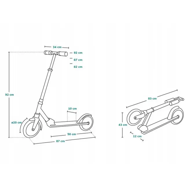 Trotineta, Lionelo, Luca, Pentru copii sau adulti, Ultrapliabila, Pana la 100 Kg, Conform cu standardul european de securitate EN14619, Roz BYNLO-LUCA_BLACK_CARBON_PINK