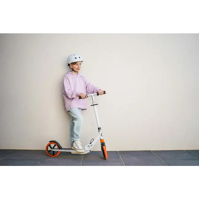 Trotineta, Lionelo, Luca, Pentru copii sau adulti, Ultrapliabila, Pana la 100 Kg, Conform cu standardul european de securitate EN14619, Roz BYNLO-LUCA_BLACK_CARBON_PINK