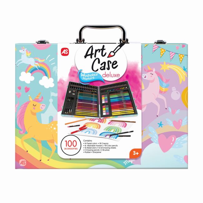 ART CASE SET DE DESEN DELUXE CU 100 DE ACCESORII UNICORN VIV1038-82051