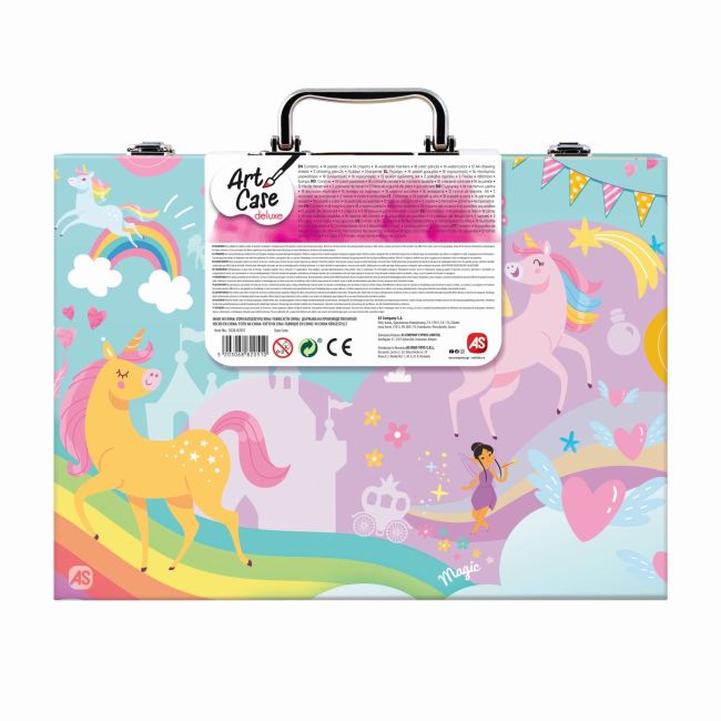 ART CASE SET DE DESEN DELUXE CU 100 DE ACCESORII UNICORN VIV1038-82051