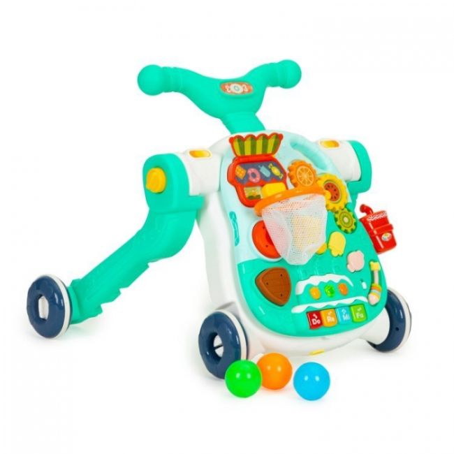 Antemergator educational 4 in 1 (antemergator, masuta, trotineta, bicicleta) huanger he0817 - verde edeedihe0816