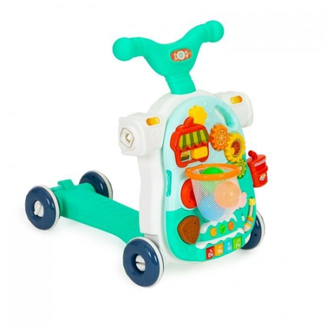 Antemergator educational 4 in 1 (antemergator, masuta, trotineta, bicicleta) huanger he0817 - verde edeedihe0816