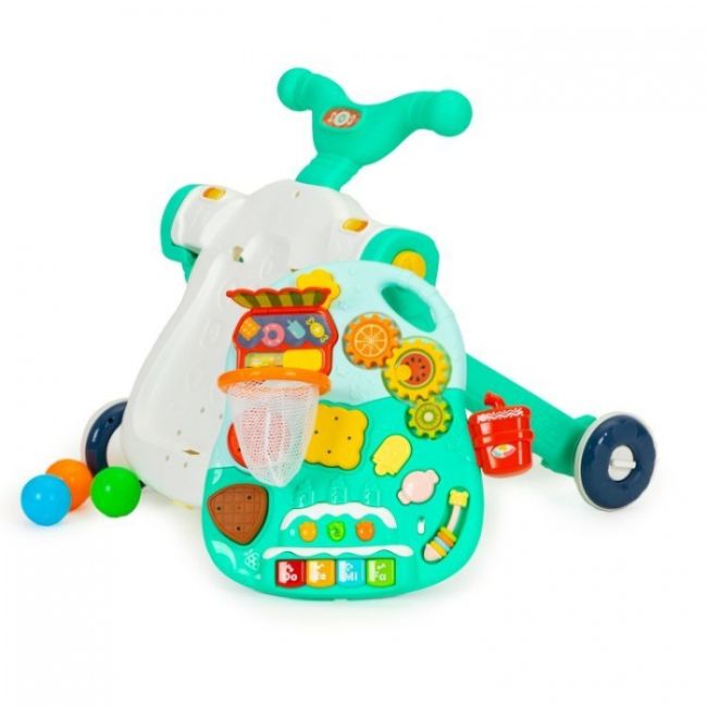 Antemergator educational 4 in 1 (antemergator, masuta, trotineta, bicicleta) huanger he0817 - verde edeedihe0816