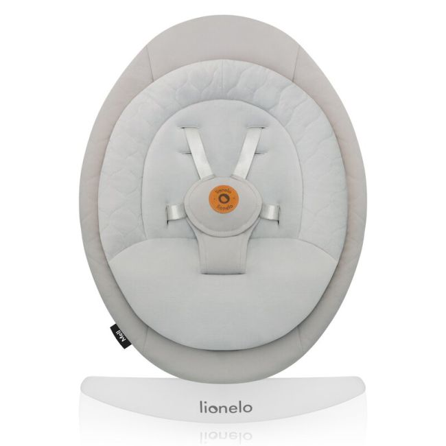 Balansoar, Lionelo, Mell, 2 in 1, Rotire 360 grade, Electric, Cu 3 moduri de leganare, Cu 5 trepte de viteza, Cu 3 pozitii de inclinare, Cu timer, 12 melodii si 2 sunete ale naturii, Pana la 9 kg, Bej BYNLO-MELL_BEIGE_SAND