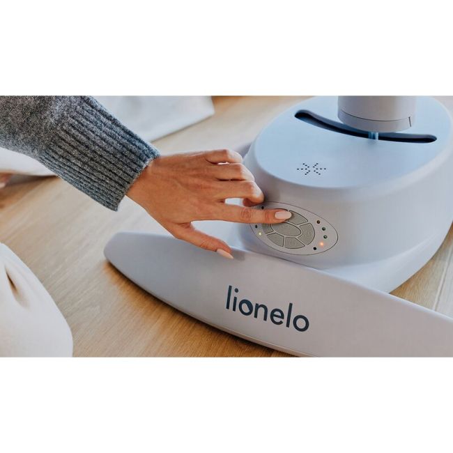 Balansoar, Lionelo, Mell, 2 in 1, Rotire 360 grade, Electric, Cu 3 moduri de leganare, Cu 5 trepte de viteza, Cu 3 pozitii de inclinare, Cu timer, 12 melodii si 2 sunete ale naturii, Pana la 9 kg, Bej BYNLO-MELL_BEIGE_SAND