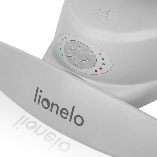 Balansoar, Lionelo, Mell, 2 in 1, Rotire 360 grade, Electric, Cu 3 moduri de leganare, Cu 5 trepte de viteza, Cu 3 pozitii de inclinare, Cu timer, 12 melodii si 2 sunete ale naturii, Pana la 9 kg, Gri BYNLO-MELL_GREY_STONE