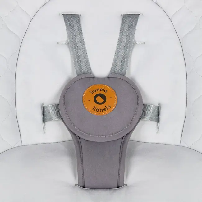 Balansoar, Lionelo, Mell, 2 in 1, Rotire 360 grade, Electric, Cu 3 moduri de leganare, Cu 5 trepte de viteza, Cu 3 pozitii de inclinare, Cu timer, 12 melodii si 2 sunete ale naturii, Pana la 9 kg, Gri BYNLO-MELL_GREY_STONE