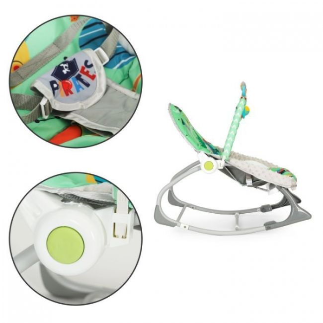 Balansoar 2 in 1 cu vibratii si sunete ecotoys 27244 edeedi27244