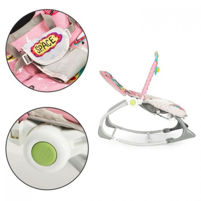 Balansoar 2 in 1 cu vibratii si sunete ecotoys 27245 edeedi27245