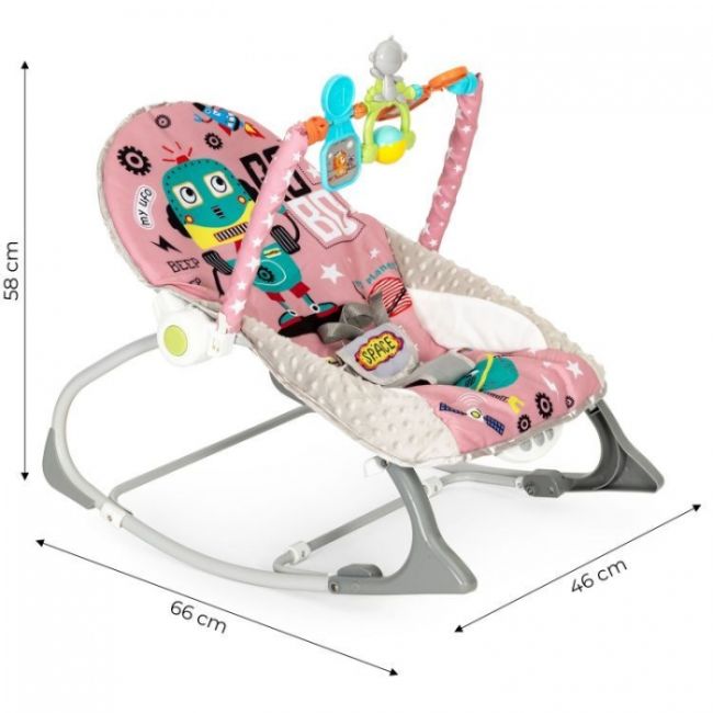 Balansoar 2 in 1 cu vibratii si sunete ecotoys 27245 edeedi27245