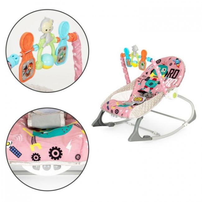 Balansoar 2 in 1 cu vibratii si sunete ecotoys 27245 edeedi27245