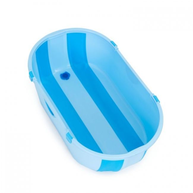 Cadita de baie cu dop de scurgere ecotoys ha-b46 - albastru edeediha-b46blue