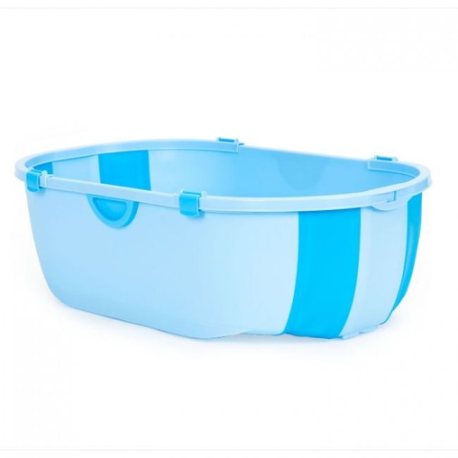 Cadita de baie cu dop de scurgere ecotoys ha-b46 - albastru edeediha-b46blue