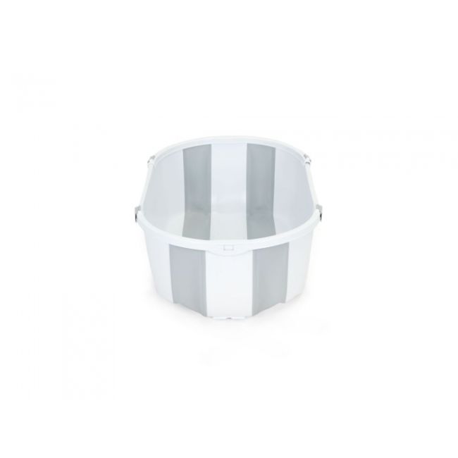 Cadita de baie cu dop de scurgere ecotoys ha-b46 - gri edeediha-b46gray