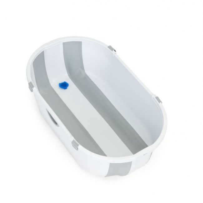 Cadita de baie cu dop de scurgere ecotoys ha-b46 - gri edeediha-b46gray