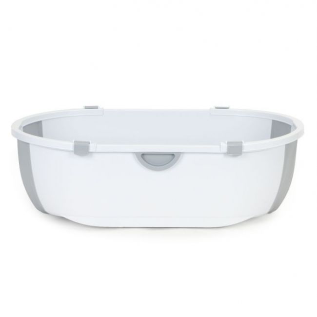 Cadita de baie cu dop de scurgere ecotoys ha-b46 - gri edeediha-b46gray