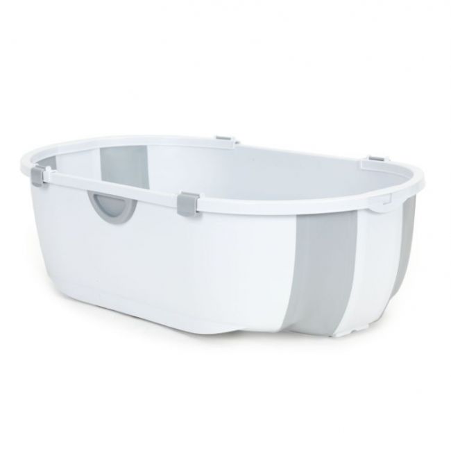 Cadita de baie cu dop de scurgere ecotoys ha-b46 - gri edeediha-b46gray