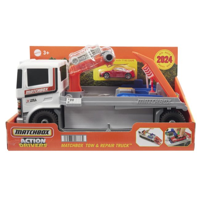 MATCHBOX ACTION DRIVERS CAMION DE REPARATII SI REMORCARE VIVMTHRY43