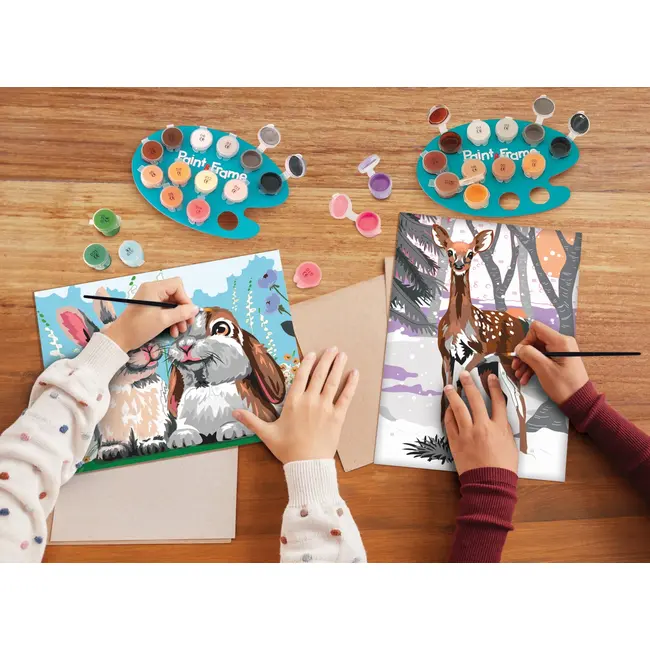 PICTEAZA SI INRAMEAZA IEPURASII DRAGUTI VIV1038-41011