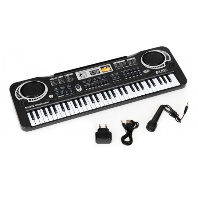 Pian electric pentru copii cu microfon ecotoys hc158194 edeedihc158194