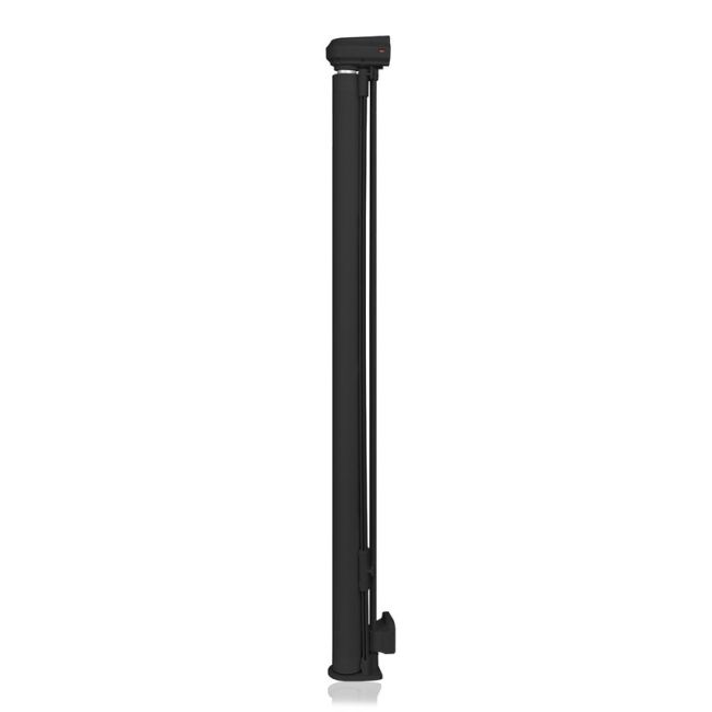 Poarta de siguranta, Lionelo, Thea, Cu suruburi, Textila, Retractabila, Mecanism dublu de blocare, Montaj universal, 80x140 cm, Conform cu standardul european de securitate EN1930, Negru BYNLO-THEA_BLACK_ONYX