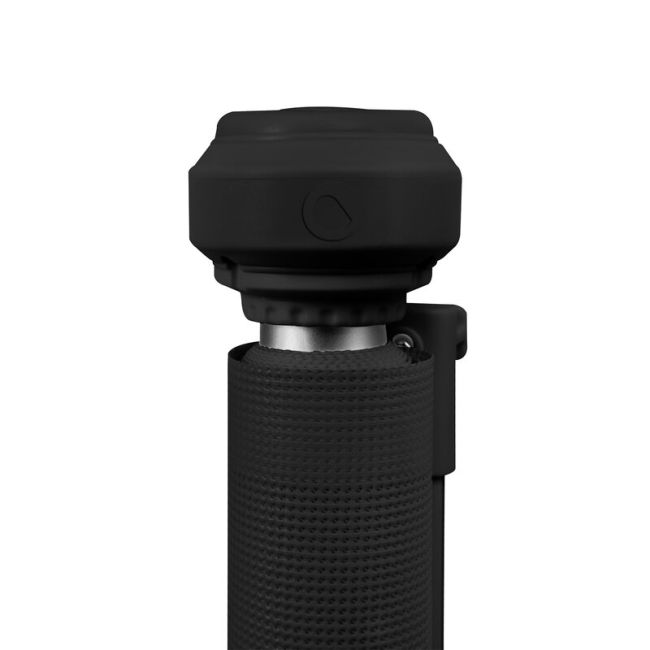 Poarta de siguranta, Lionelo, Thea, Cu suruburi, Textila, Retractabila, Mecanism dublu de blocare, Montaj universal, 80x140 cm, Conform cu standardul european de securitate EN1930, Negru BYNLO-THEA_BLACK_ONYX